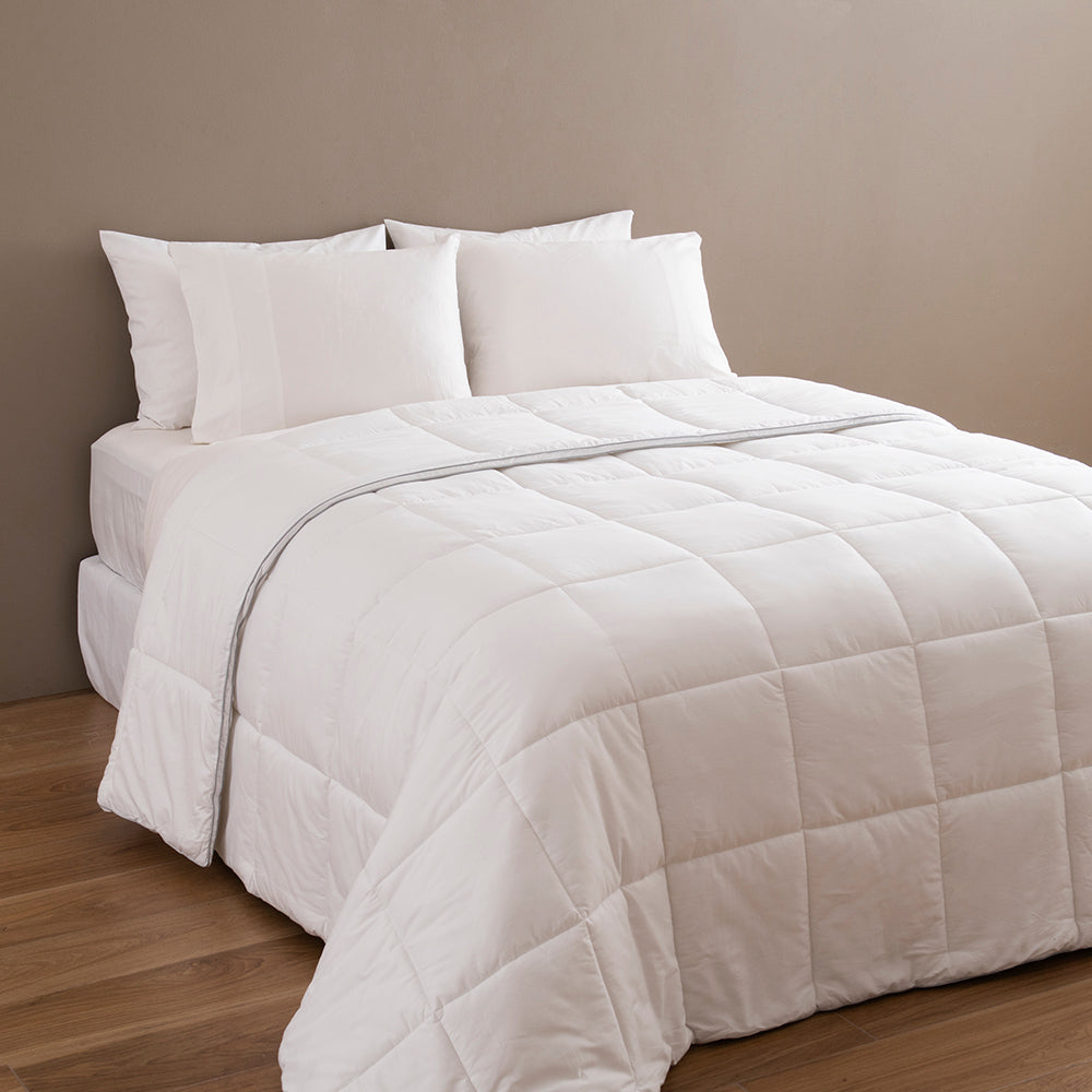 Plumón MicroGel 1.5 Plazas Blanco