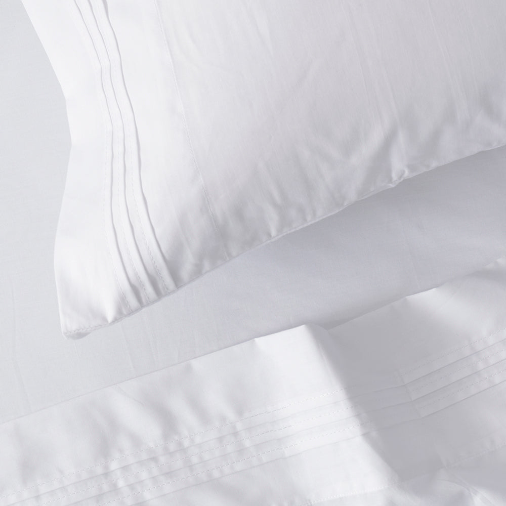 Sábana 200 Hilos Antonieta 2 Plazas Blanca