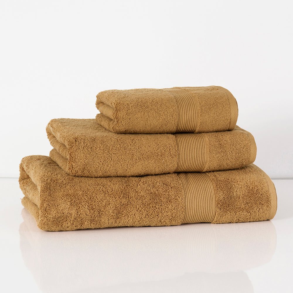 Toalla Mano 550g Ocre