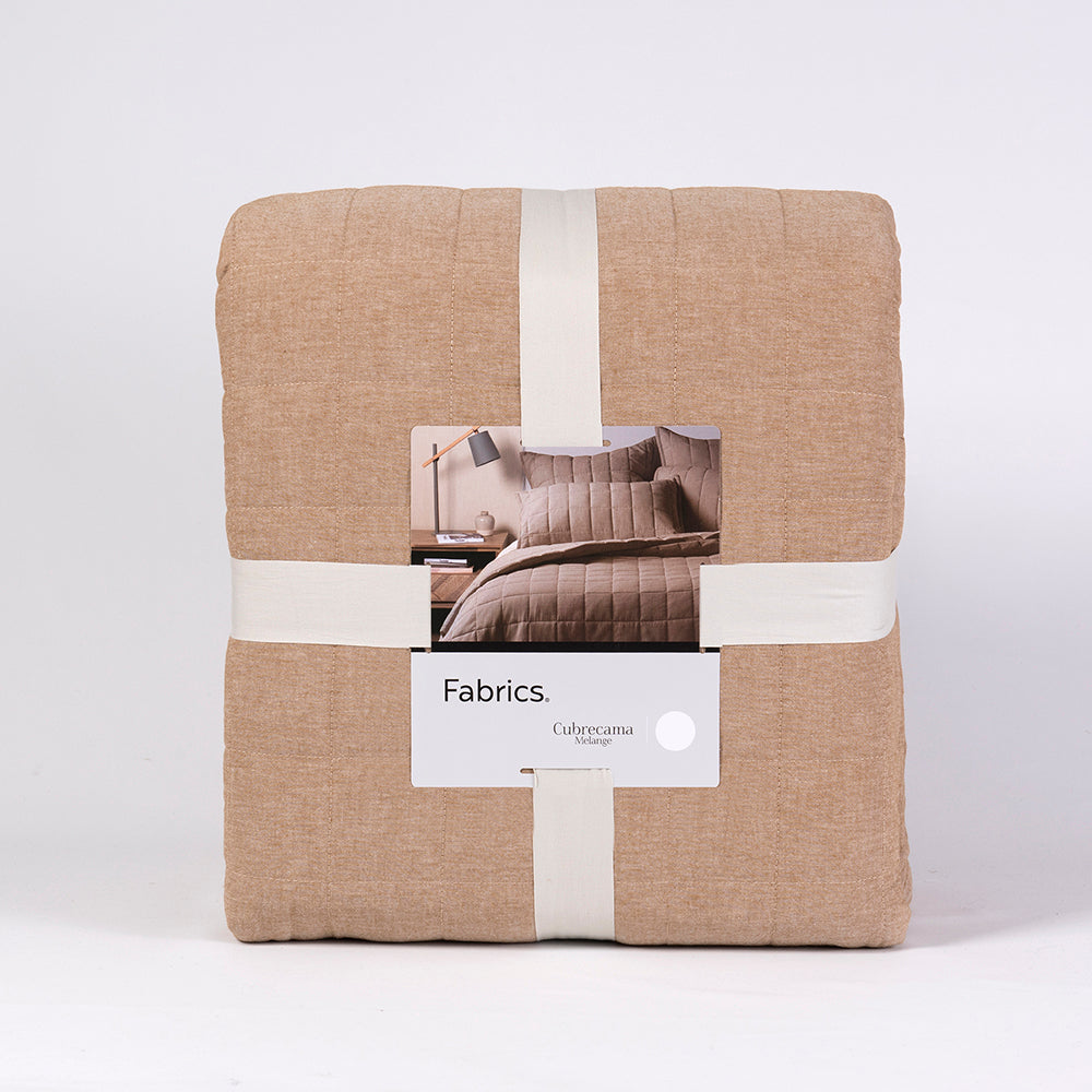 Cubrecama Quilt Oxford King Ocre