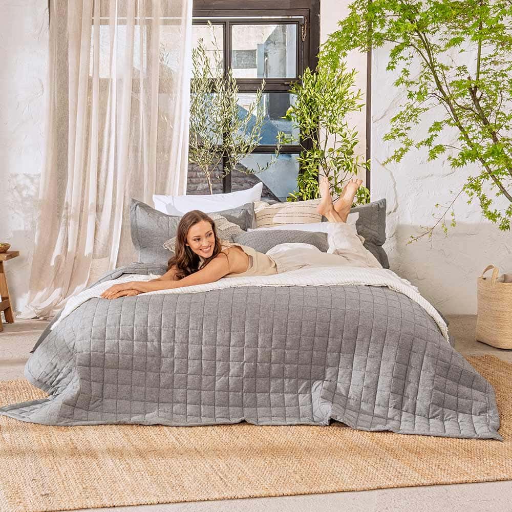 Cubrecama Quilt Oxford 2 Plazas Marengo