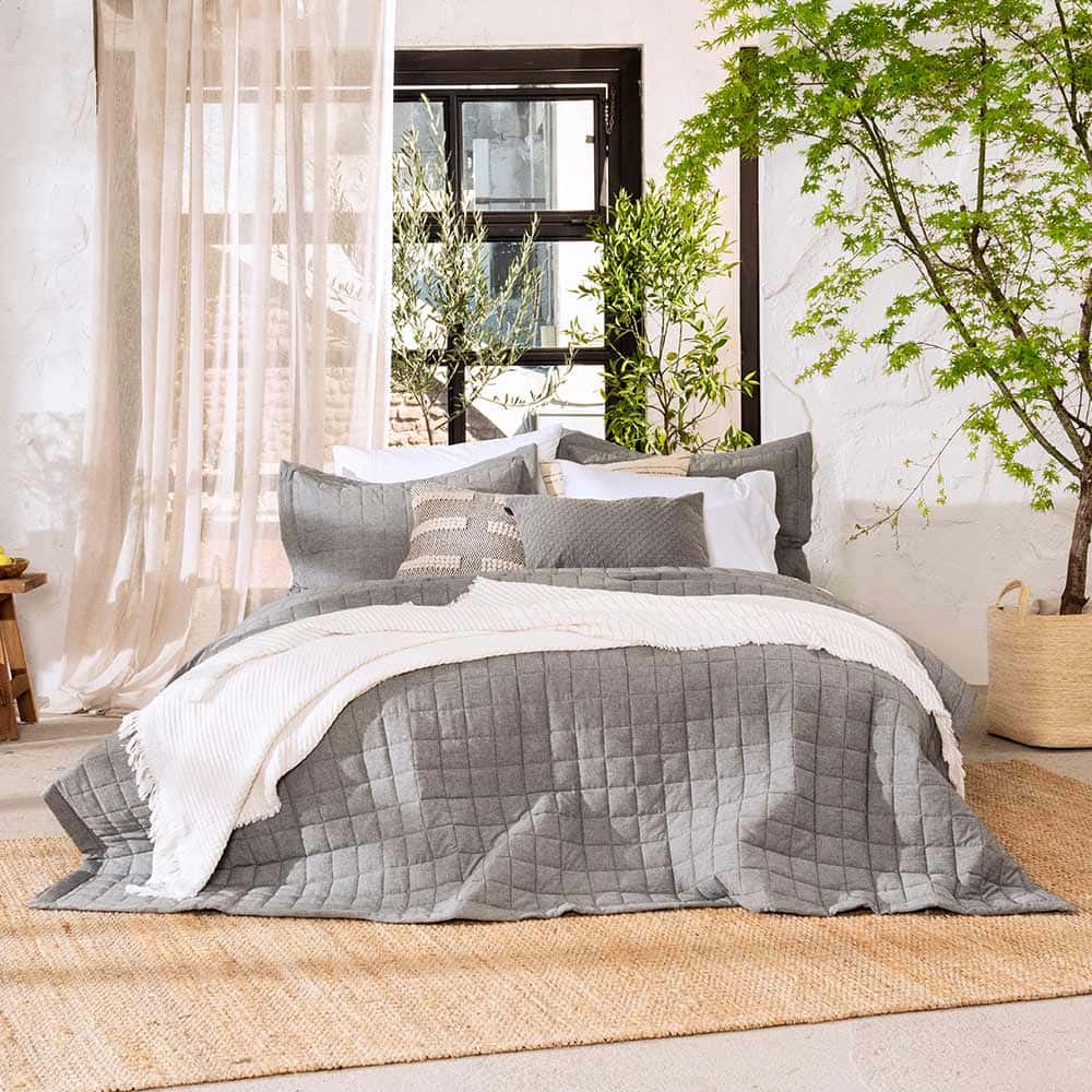 Cubrecama Quilt Oxford 2 Plazas Marengo