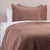 Cubrecama Quilt Velvet Sherpa Pipa King Arcilla