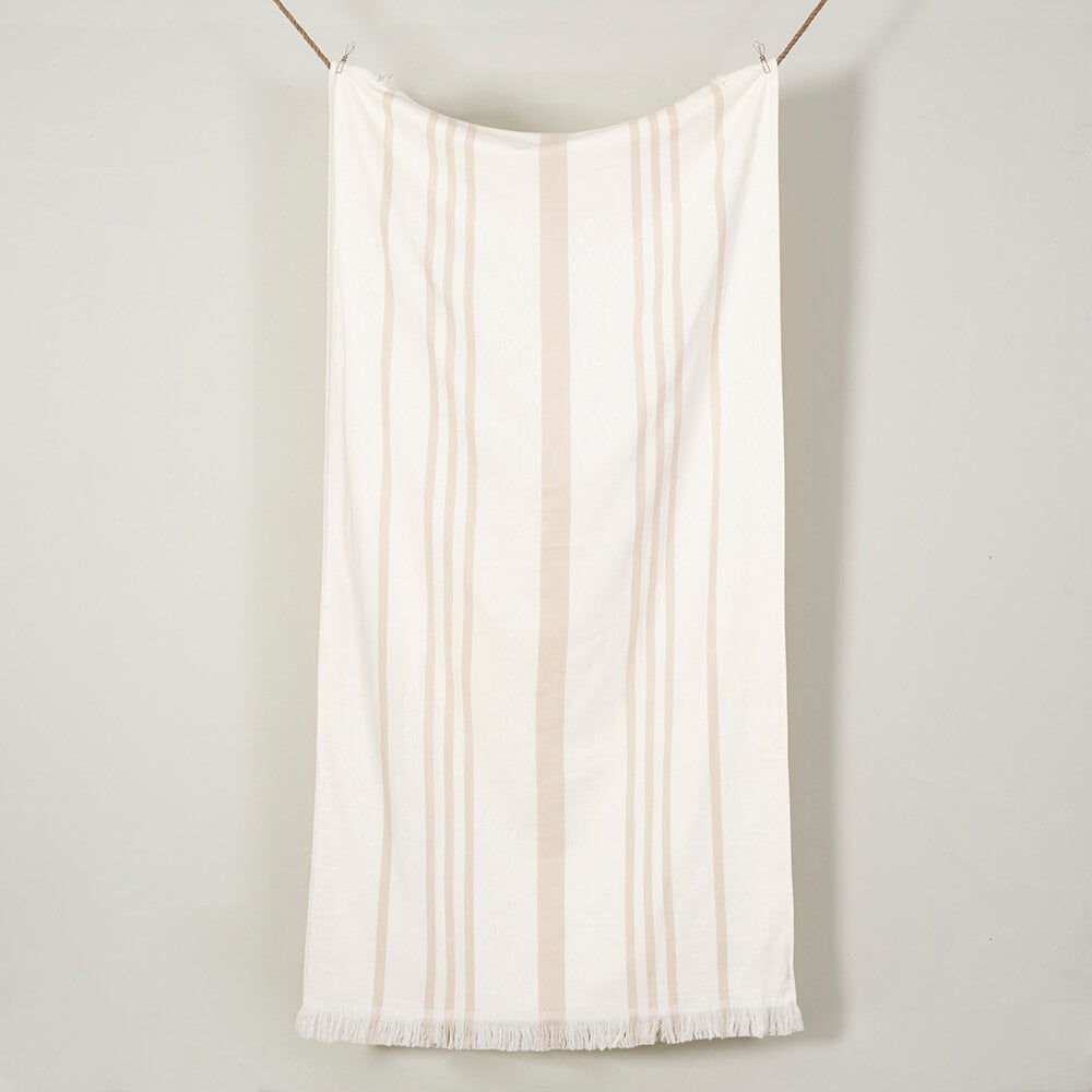 Toalla Playa Flecos Sao Paulo Beige