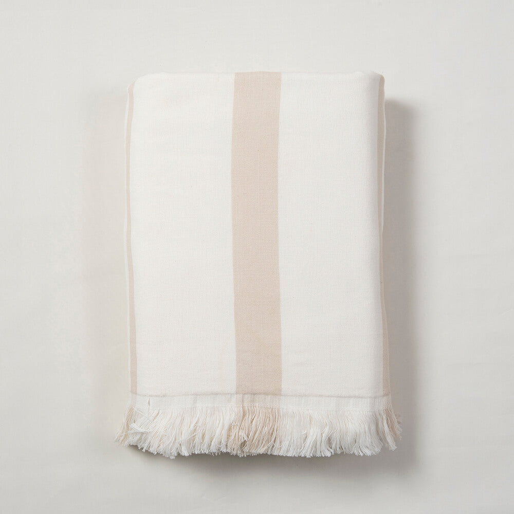 Toalla Playa Flecos Sao Paulo Beige