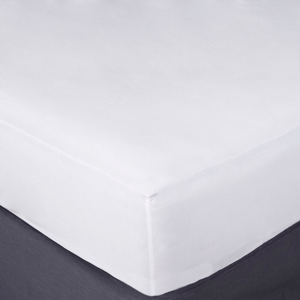 Sábana Inferior 200 Hilos 2 Plazas Blanca