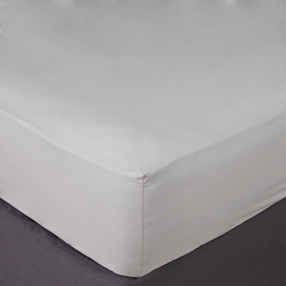 Sábana Inferior 200 Hilos 1.5 Plazas Gris