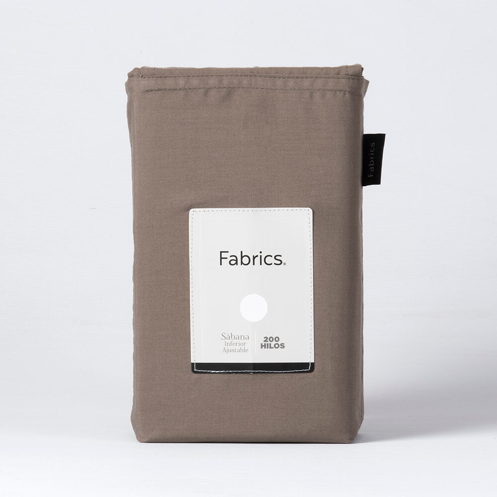 Sábana Inferior 200 Hilos 2 Plazas Visón