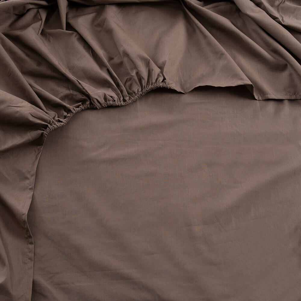 Sábana Inferior 200 Hilos Super King Visón