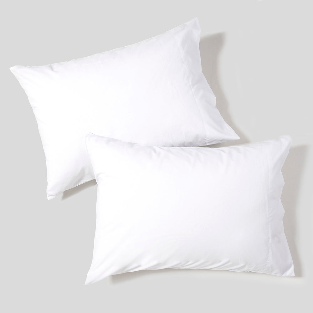 Set 2 Fundas Almohadas 50x70cm Blanco