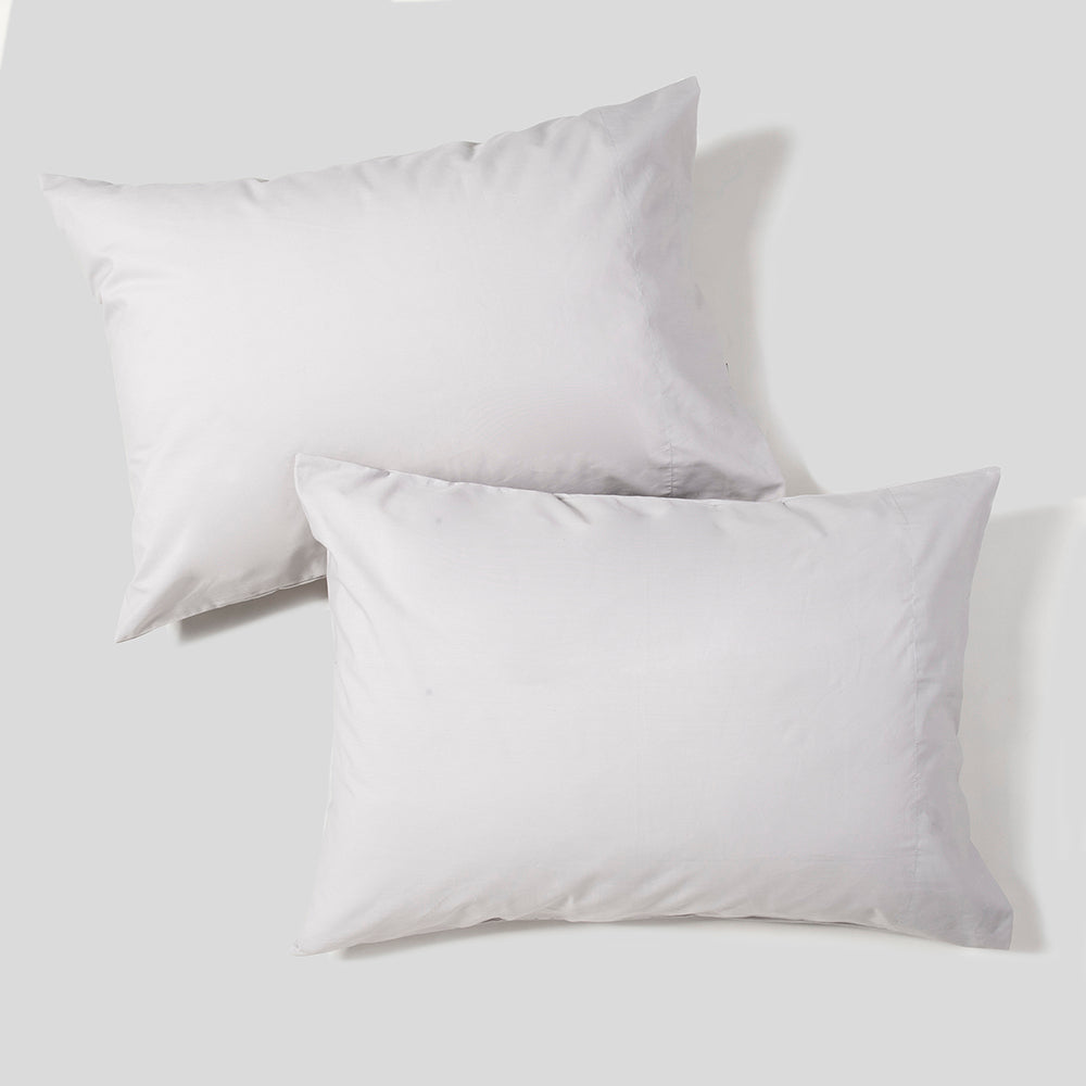 Set 2 Fundas Almohadas 50x70cm Gris