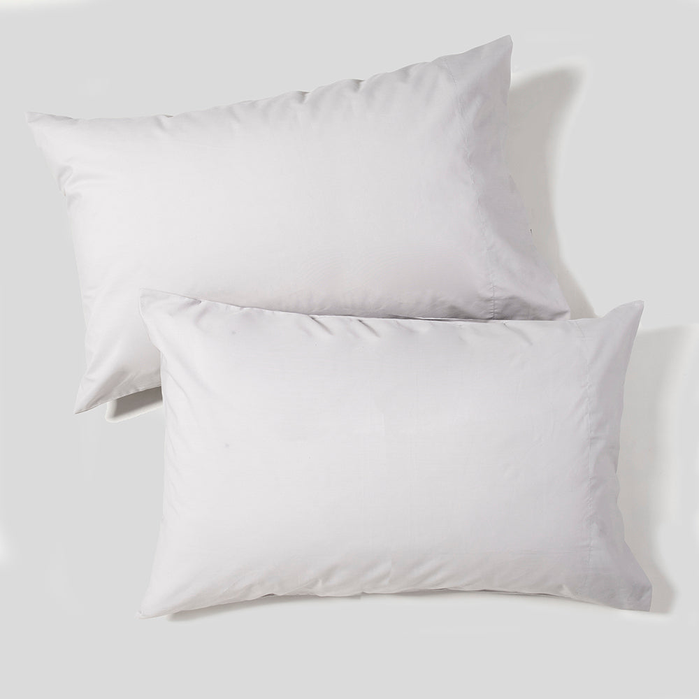 Set 2 Fundas Almohadas 50x90cm Gris