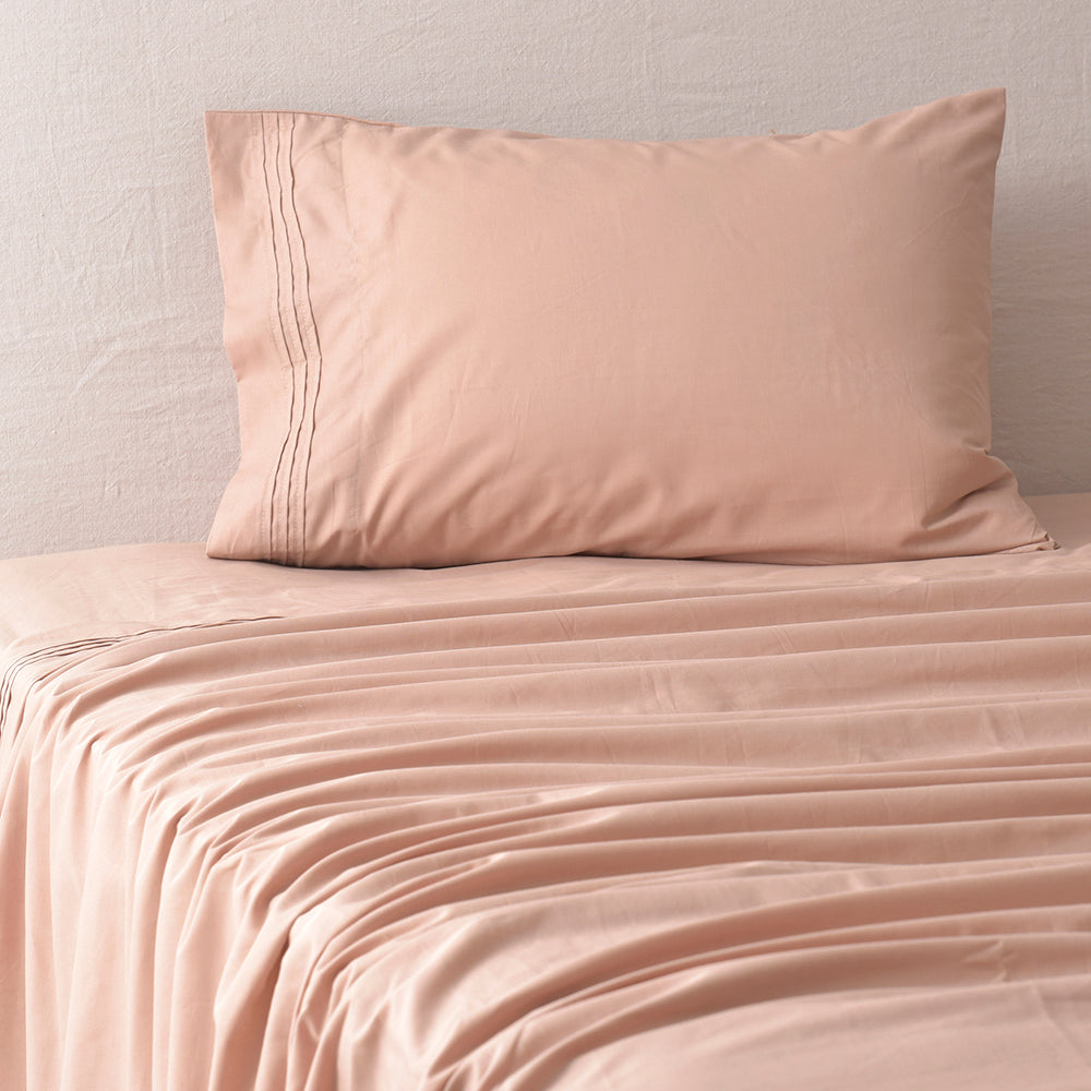 Sábana 200 Hilos Antonieta 1.5 Plazas Nude