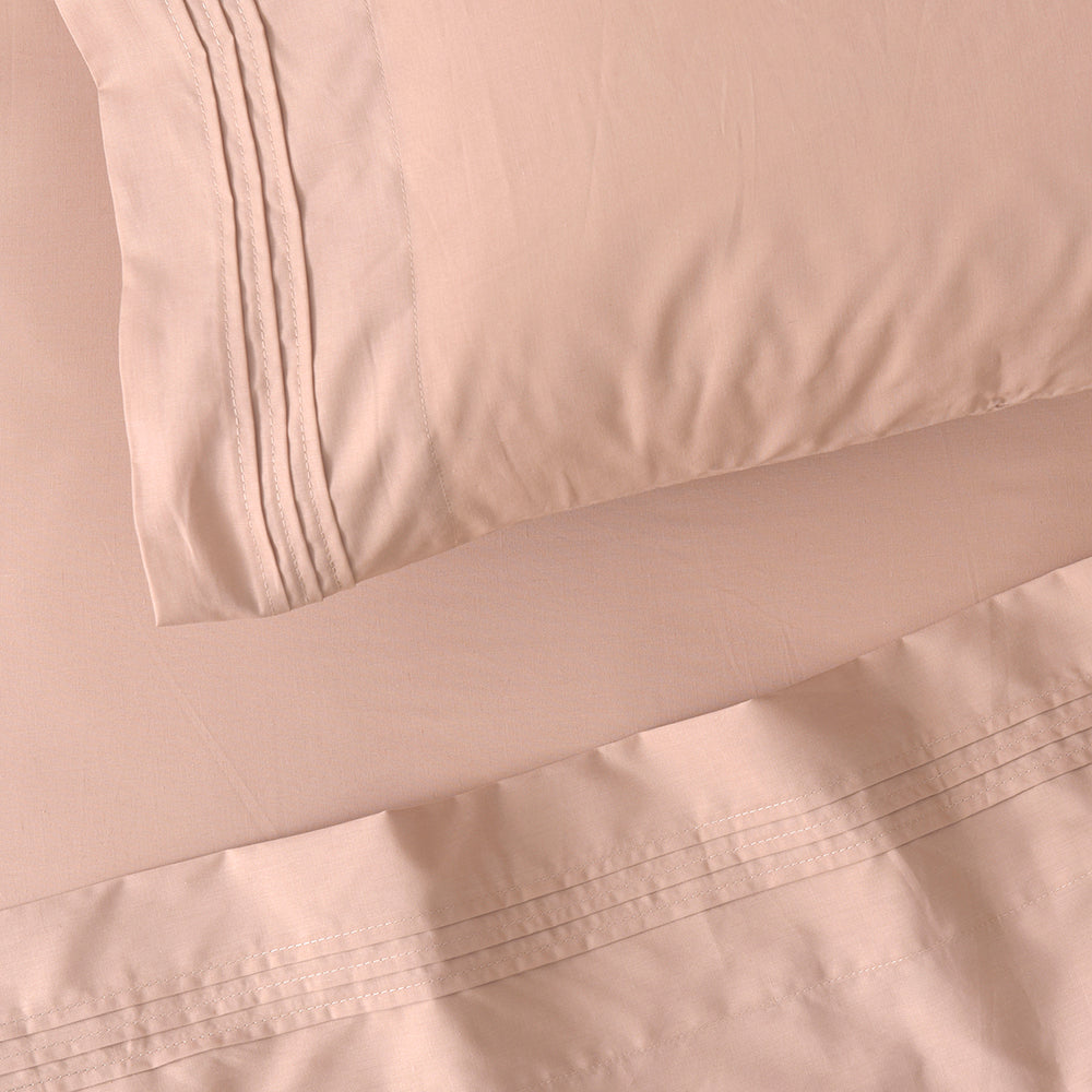 Sábana 200 Hilos Antonieta 1.5 Plazas Nude