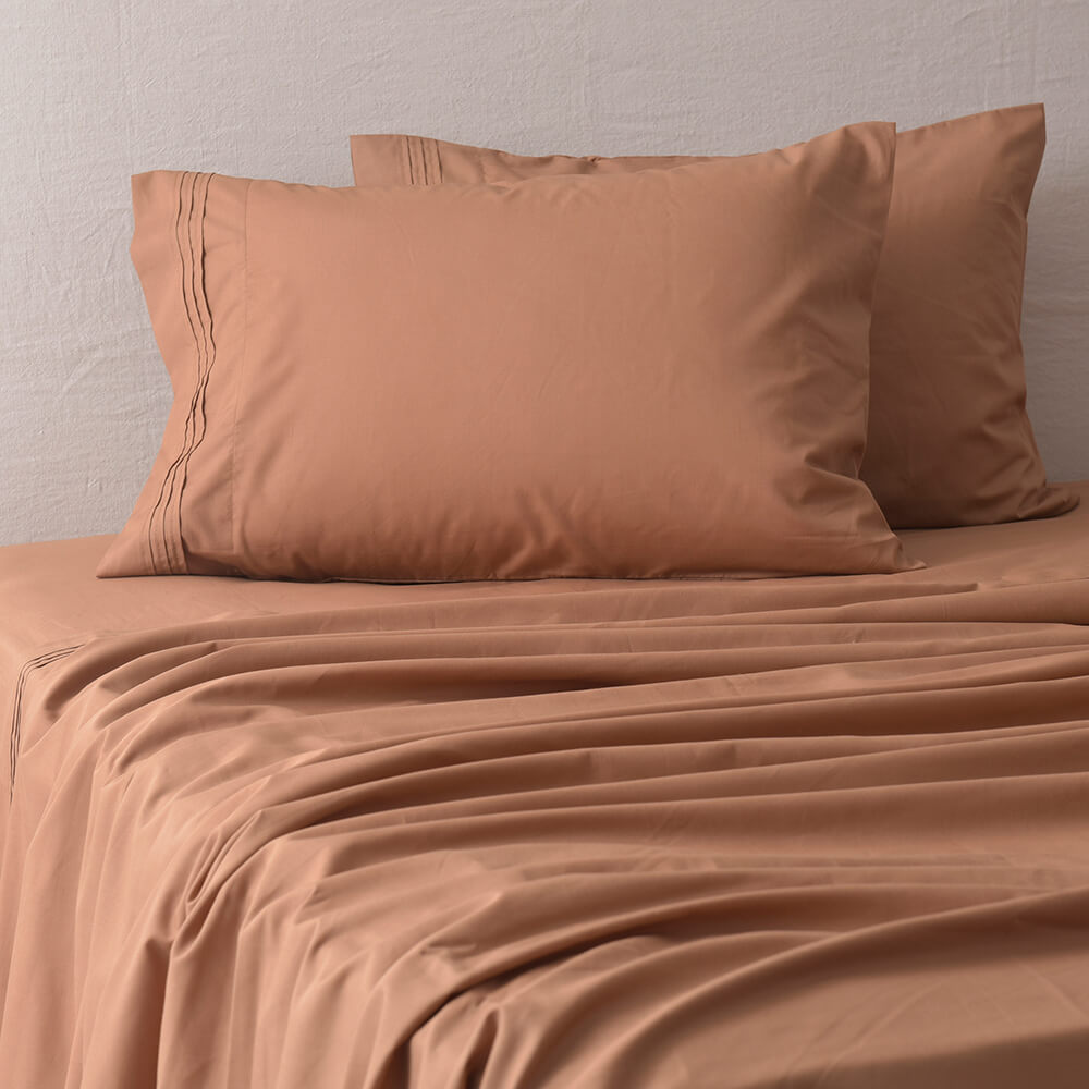 Sábana 200 Hilos Antonieta Plazas Ocre Fabrics