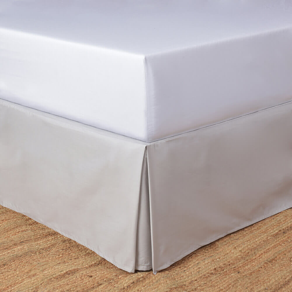 Faldón 200 Hilos Liso King Perla