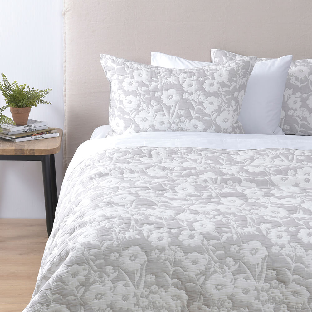 Cubrecama Quilt Jacquard Spring 2 Plazas Perla