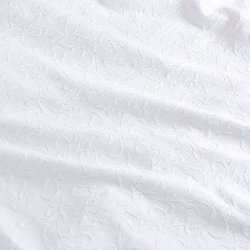 Cubrecama Matelasse Edith 2 Plazas Blanco