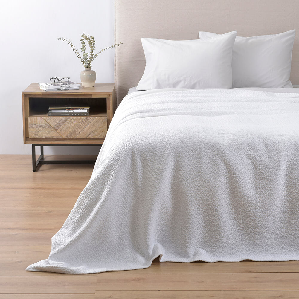 Cubrecama Matelasse Paris Super King Blanco