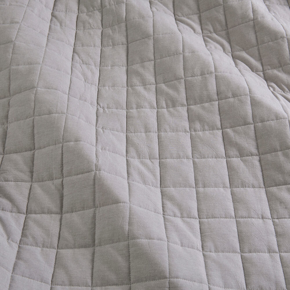 Cubrecama Quilt Oxford 2 Plazas Perla