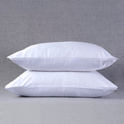 Set 2 Fundas Almohadas 300 Hilos Bambú 50x90cm Blanco