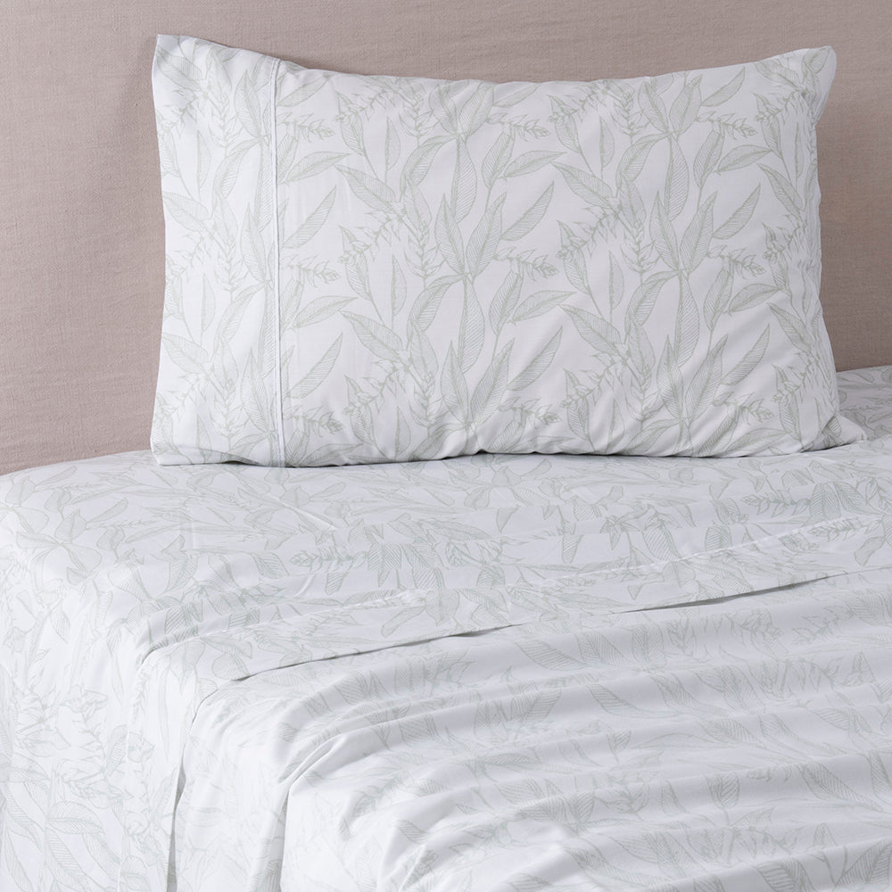 Sábana 180 Hilos Jungle 1.5 Plazas Verde