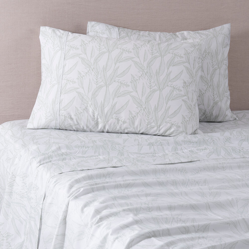 Sábana 180 Hilos Jungle 2 Plazas Verde