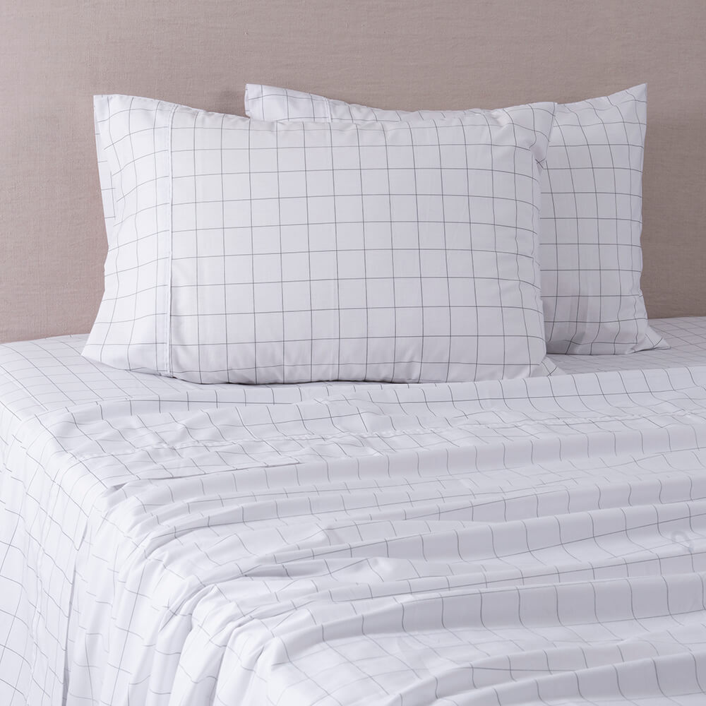 Sábana 180 Hilos Blanc King Marengo