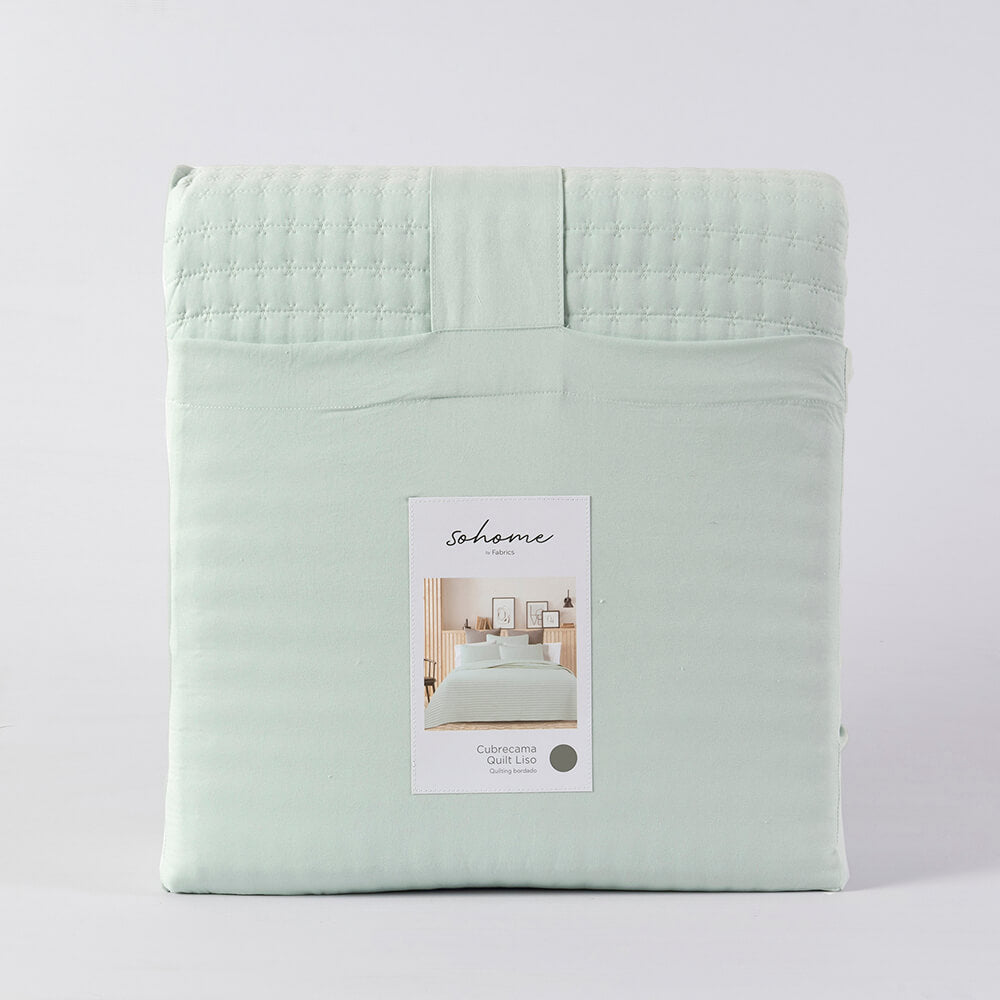 Cubrecama Quilt Renato 2 Plazas Agua