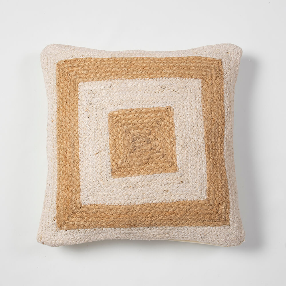 Cojín Yute Kuta 50x50cm Natural