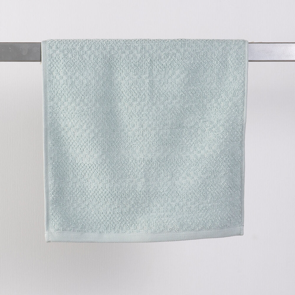 Set 4 Toallas Cara Celeste