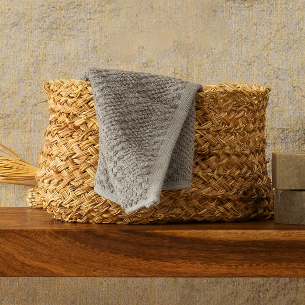 Set 4 Toallas Cara Gris