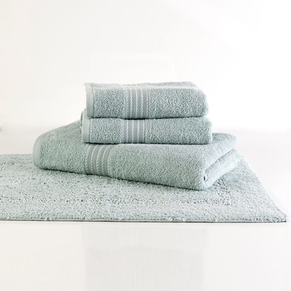 Set Toallas 4 Piezas Celeste