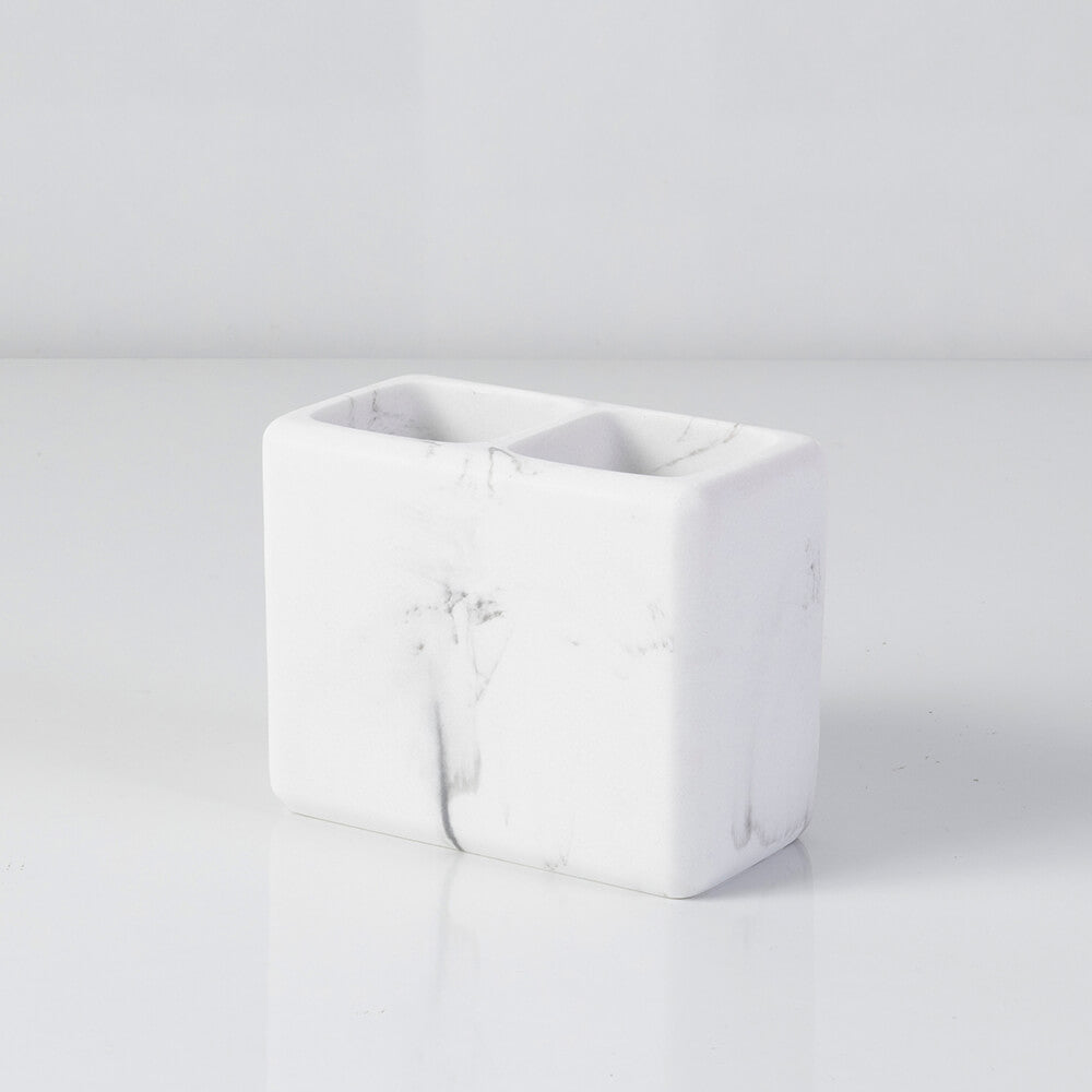 Portacepillo Doble Mármol