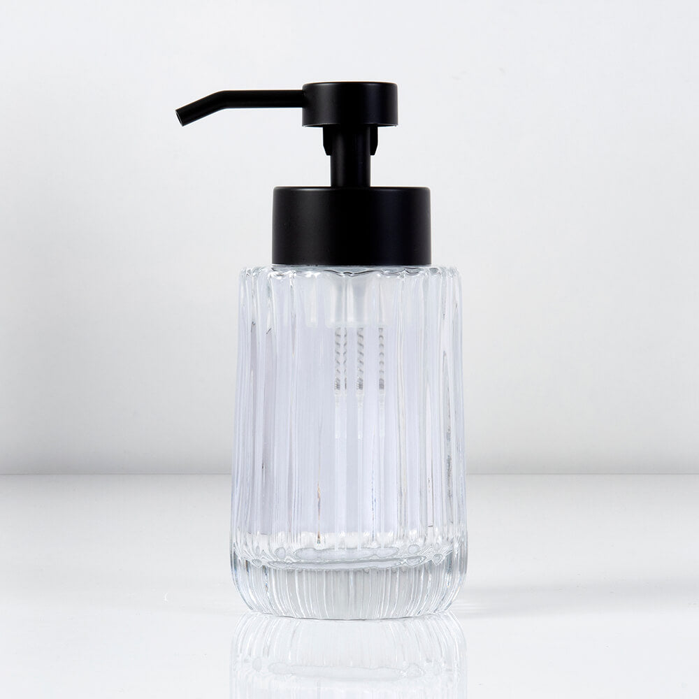 Dispensador Espuma Vidrio Negro