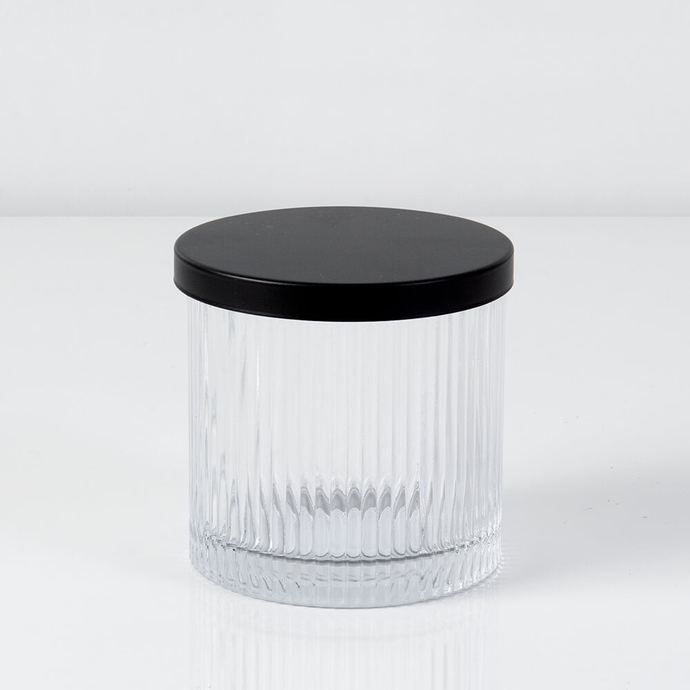 Algodonero Vidrio Franjas Negro