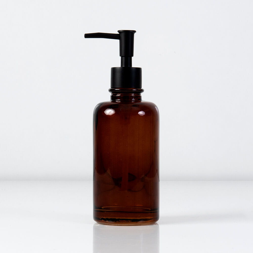 Dispensador Vidrio Botica Ámbar