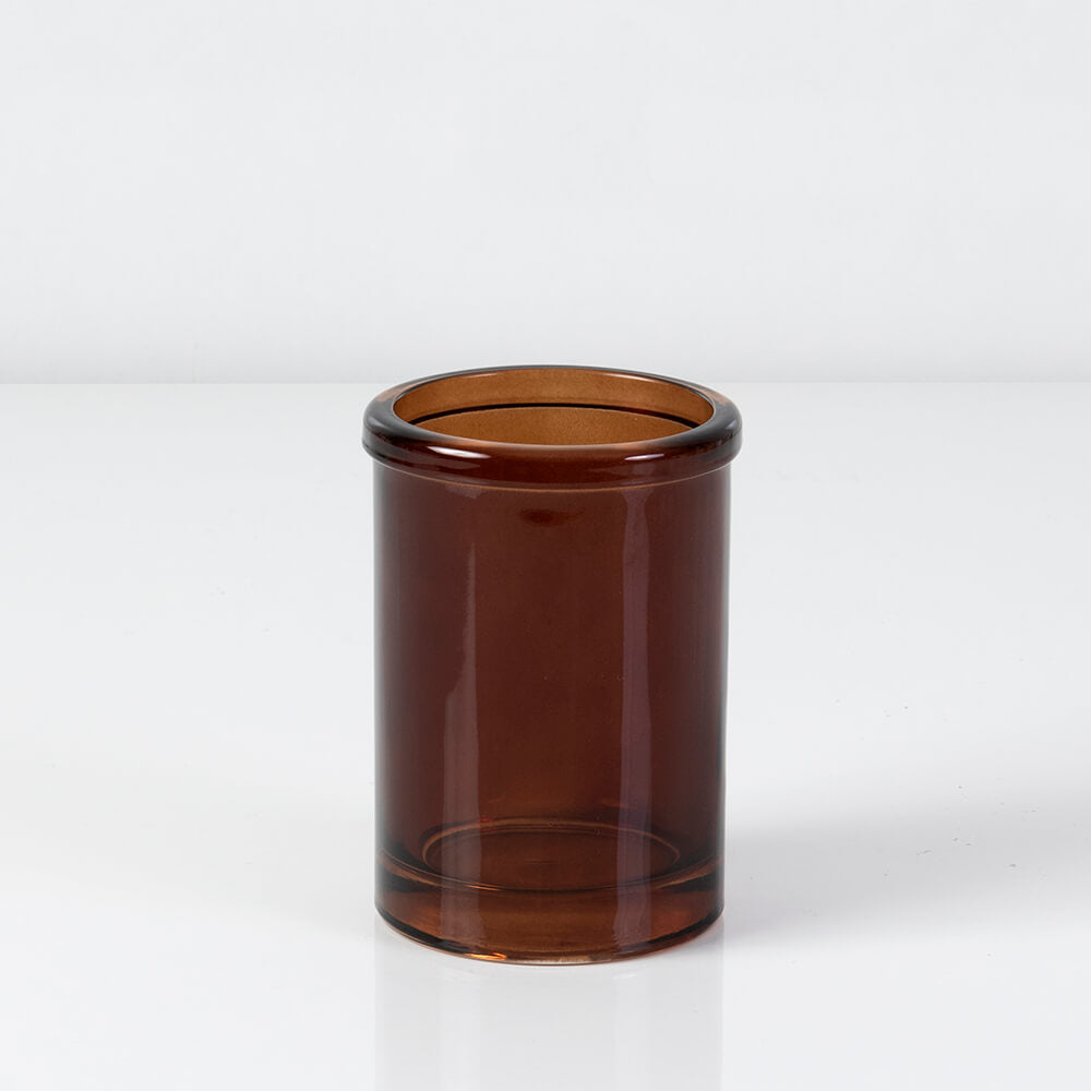 Vaso Botica Vidrio Ámbar