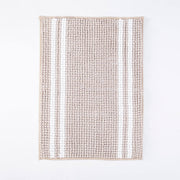 Piso Baño Chenilla Líneas Beige