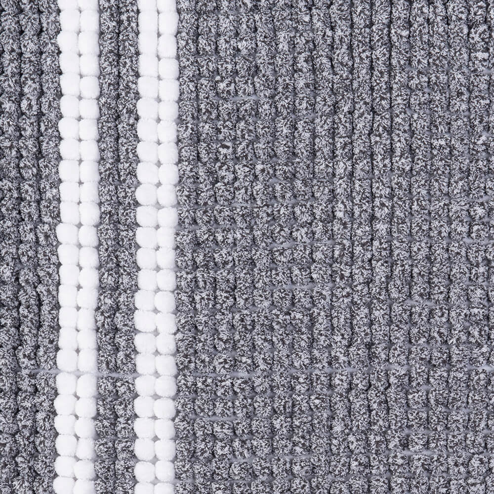 Piso Baño Chenilla Líneas Marengo