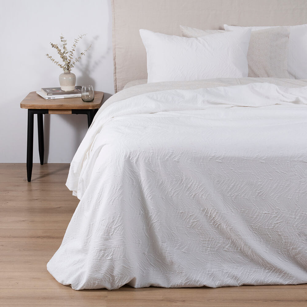 Funda de Plumón Organic 2 Plazas Blanco
