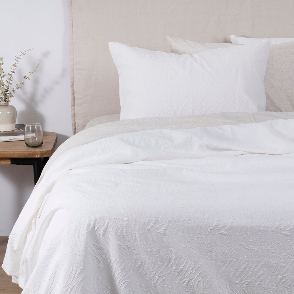 Funda de Plumón Organic King Blanco