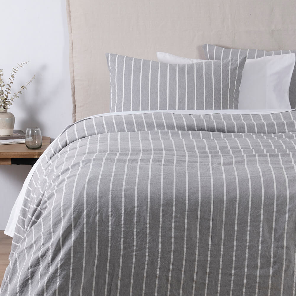 Funda de Plumón Ren 1.5 Plazas Gris Perla