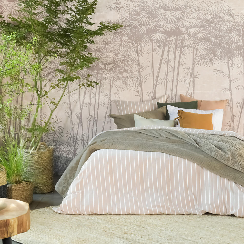 Funda de Plumón Ren 2 Plazas Beige