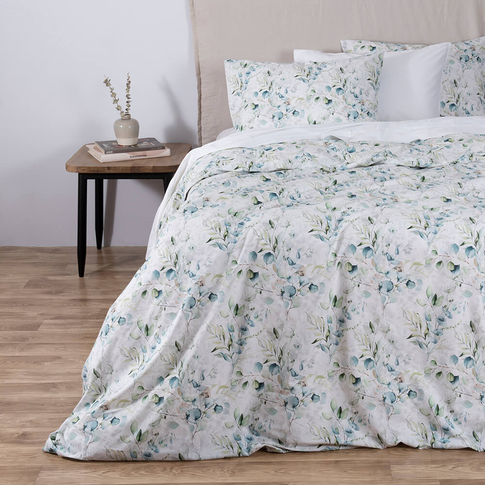 Funda Plumón Turín 2 Plazas Verde