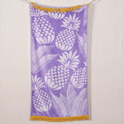 Toalla Playa Jacquard Pinapple Lila