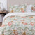 Cubrecama Quilt Estampado Orchid 1.5 Plazas Coral