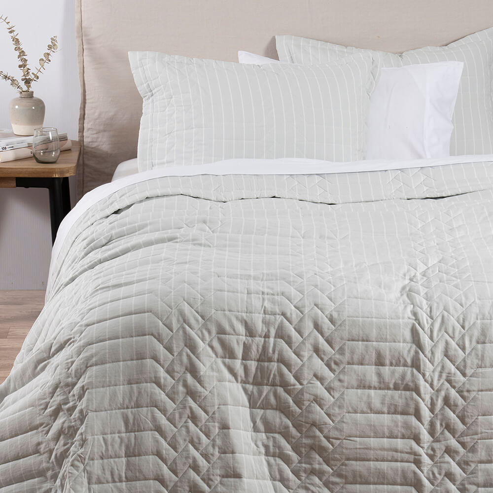 Cubrecama Quilt Melange Maurice 2 Plazas Verde