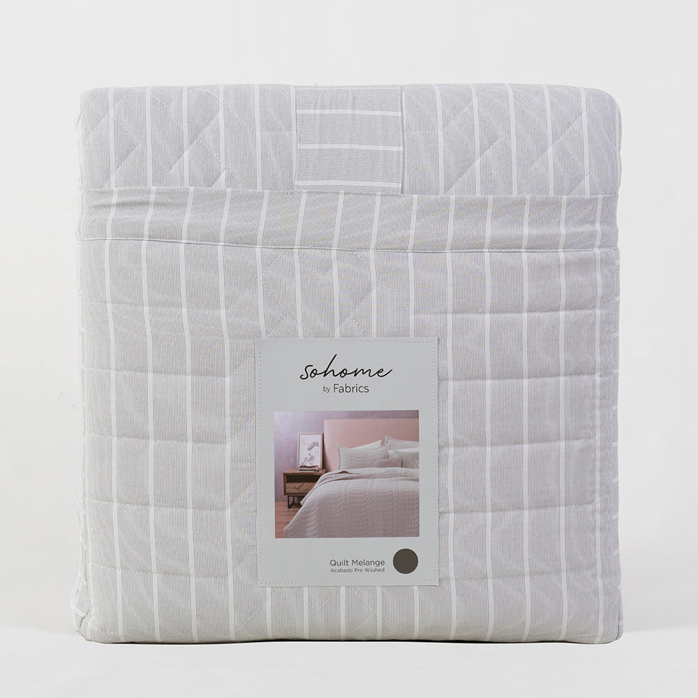 Cubrecama Quilt Melange Maurice 2 Plazas Marengo