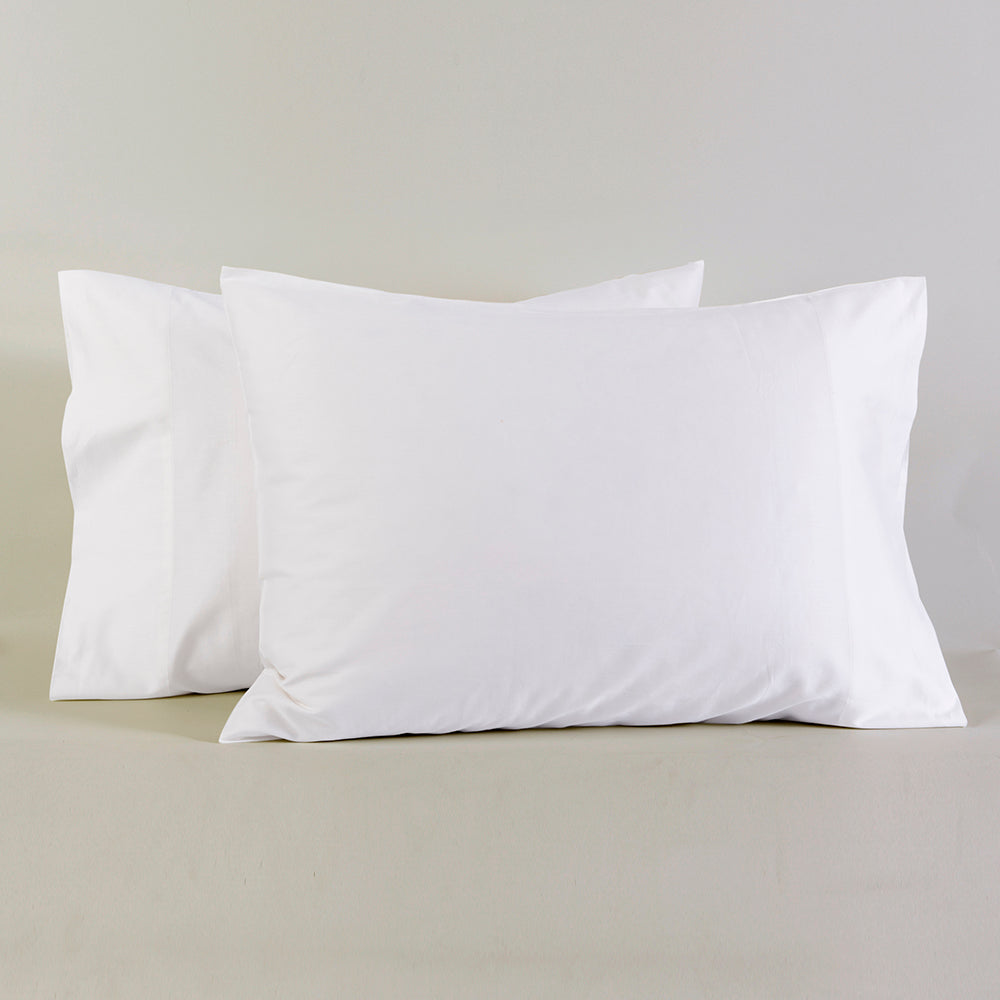 Set 2 Fundas Almohadas 300 Hilos 50x70cm Crudo